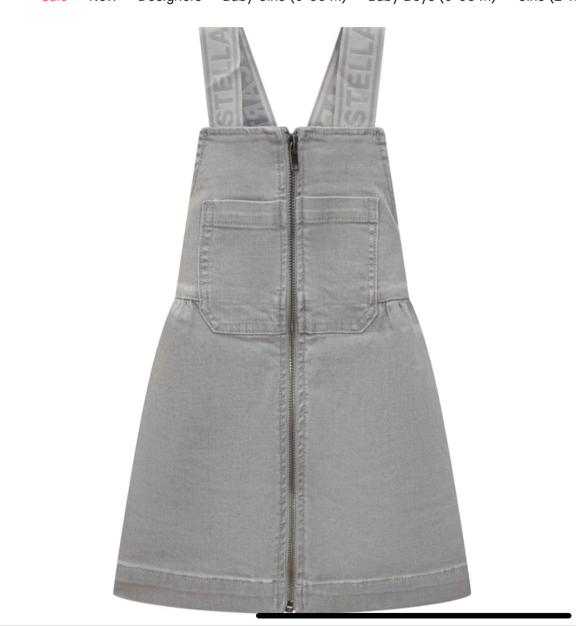 Stella Mccartney, Denim Grey Criss Cross dress - size 6 Luckally Stella Mccartney, Denim Grey Criss Cross dress - size 6 Luckally